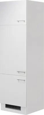 Produktbild von Flex Well Kühlumbauschrank für 88er Einbaukühlschrank Lucca BxTxH 60 x 57 x 200 cm weiß matt zerlegt Anschlag reversibel