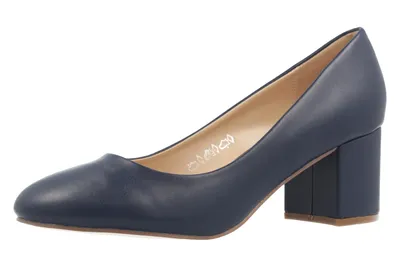 Produktbild von Fitters Footwear Pumps in Übergrößen Blau 2.978609 Navy Polyurethangroße Damenschuhe