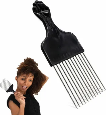 Produktbild von Haar Kam Insert Haar Krullend Borstel Vork Plastic Haar Pick Kam Antistatische Hairstyling Tool Kapper Kapper