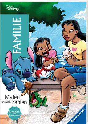 Produktbild von Ravensburger Buch Kreativität Disney Malen nach Zahlen Familie 49862