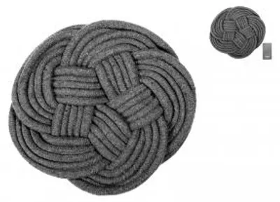 Immagine prodotto di H&H Sottopentola In Cotone Grigio Cm 23