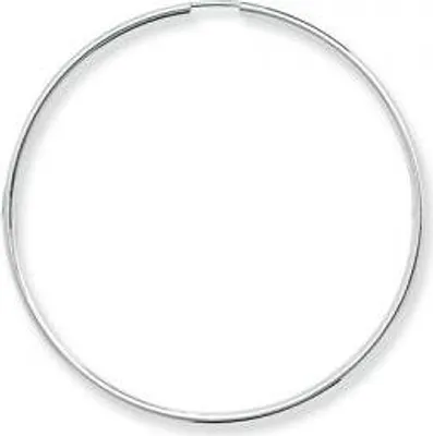 Image de 925 Sterling Silber Damen - Paire de créoles - 50mm ; WJS14913