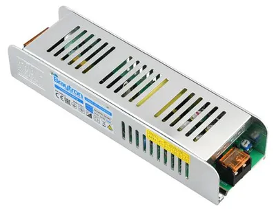 Image de Transformateur d'alimentation LED Braytron 100 W, 24 V, aluminium argenté, IP20