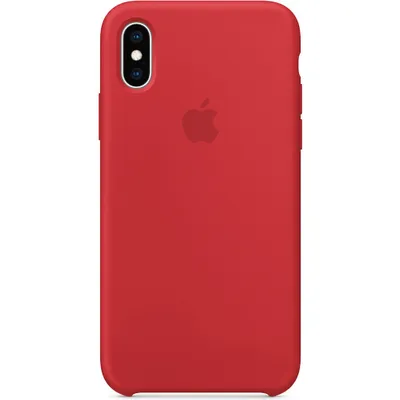 Produktbild von Apple iPhone X, iPhone Xs Hülle - Silikon - Soft Case,Backcover - Rot