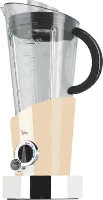 Produktbild von Bugatti Italy Vela, Tischplatten-Mixer, Eis-Crusher, 400 W, Edelstahl, Transparent