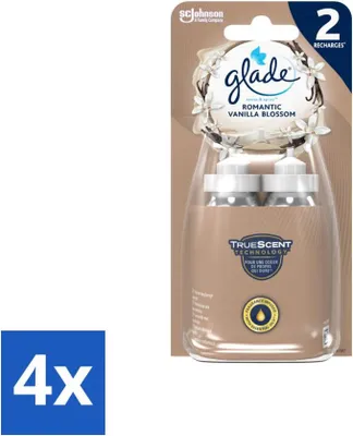 Zdjęcie produktu dla Glade - Sense & Spray - Romantic Vanilla Blossom - 2 × 18 ml - Value pack - 4 szt