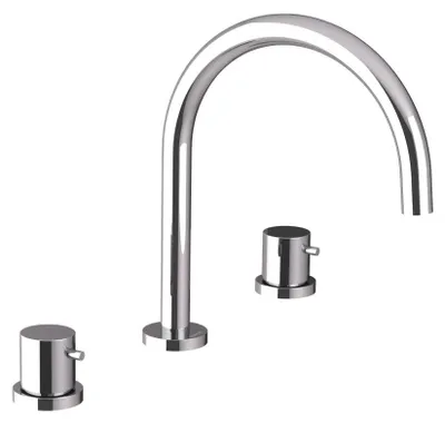 Produktbild von Sapho ULTRAMIX 3-Loch Waschtischarmatur, Chrom