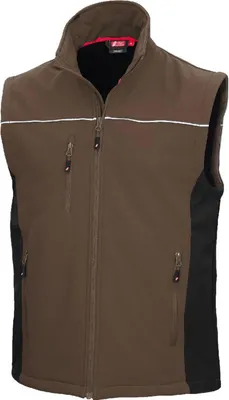 Produktbild von NITRAS Softshellweste MOTION TEX light Gr. 2XL braun