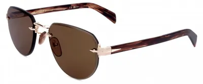 Image de Lunettes de soleil pour homme David Beckham DB-7144-S-T5U Or Ø 55 mm