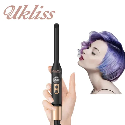 Produktbild von UKLISS 5-in-1-Haarstyler, 40 W, mit Luftlockenstab, Glättbürste, Schwarz