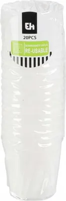 Zdjęcie produktu dla Zestaw 20 kieliszków do wódki shotów 30 ml plastikowe kolorowe