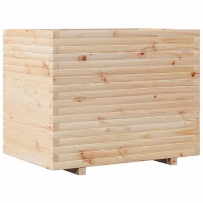 Image de Jardinière 90x60x72,5 cm bois de pin massif