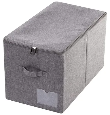 Productafbeelding van Solidchoice - Vouwbare Opbergdoos voor Kleding, Donkergrijs