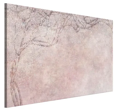 Produktbild von LUMASOUL Leinwand Bilder 90x60 cm, Leinwandbild Baum Motiv, Wandbilder Holzrahmen und Webstuhl Wohnzimmer und Schlafzimmer, 1 teilig Baum 12