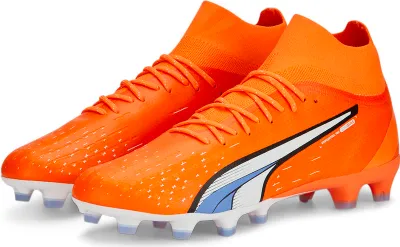 Produktbild von Puma ULTRA Pro FG/AG Fußballschuhe Herren orange weiß Gr 45