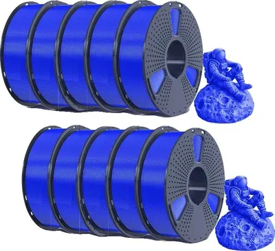 Obrázek produktu pro Filament pro 3D tiskárny, materiál PETG, kompatibilní s FDM tiskárnami, modrý