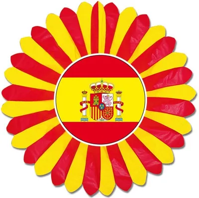 Produktbild von Dekofächer Spanien mit Wappen, einseitig, 60 cm