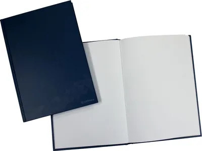 Produktbild von Geschäftsbuch unliniert blau DONAU 1340004-10 A5/96BL