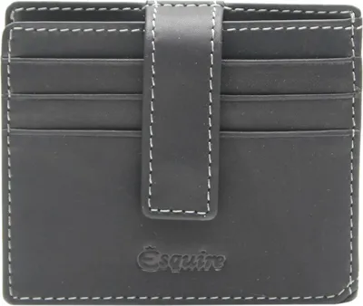 Produktbild von Esquire Leder Kartenetui Oslo Dallas Wallet Black schwarz