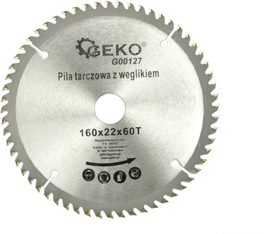 Obrázok produktu pre GEKO Pílový kotúč 160mm 60T 22.2mm