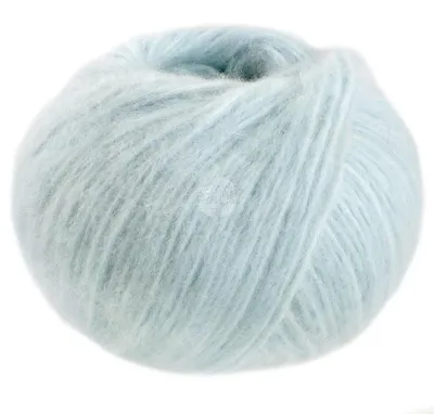 Produktbild von Lana Grossa ALPACA AIR II 50 g Leichtes Alpaka-Schlauchgarn mit Baumwollanteil 140 m Farbe 028 - Pastellblau