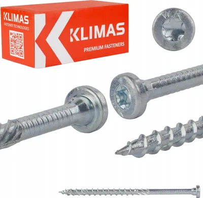 Produktbild von Klimas WKCR Konstruktionsschrauben mit Zylinderkopf Torx 8 x 140 mm 50 Stk.