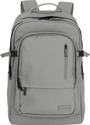 Produktbild von travelite Freizeitrucksack Rucksack mit Laptopfach Basic Backpack 28L Light Gray grau