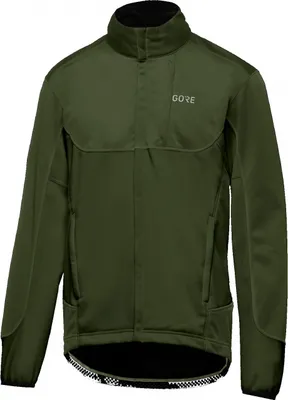Produktbild von GORE Winddichte Fahrradjacke - C5 GWS THERMO - Gelb/Schwarz L