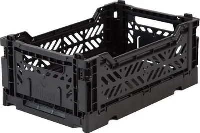 Produktbild von Aykasa Faltbox Klappbox BLACK schwarz mini