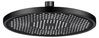 Produktbild von Regenduschkopf 10 Zoll Schwarz ABS Anti-Kalk-Düsen Ø 26 cm