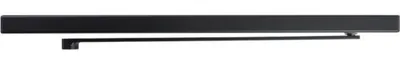 Produktbild von G195 Gleitschiene mit Höhenverstellung (2 mm), unsichtbare Schrauben für Türschließer Assa Abloy DC340/DC340DA/500/700, schwarz