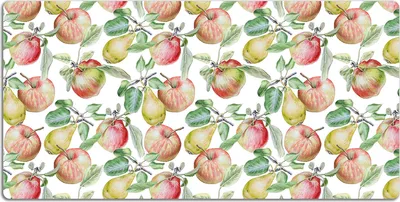 Produktbild von Schreibtischmatte Tischunterlage 120x60 cm Mauspad - Äpfel und Birnen.