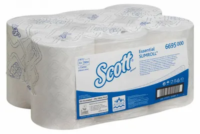 Produktbild von Scott - Handtuchrolle 6695 Es. Smartr. 1LGS 190m Weiß | Packung mit 6 Rollen