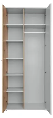 Produktbild von Kleiderschrank Luxus Schrank Holz Designer Schlafzimmer Möbel Moderne Neu