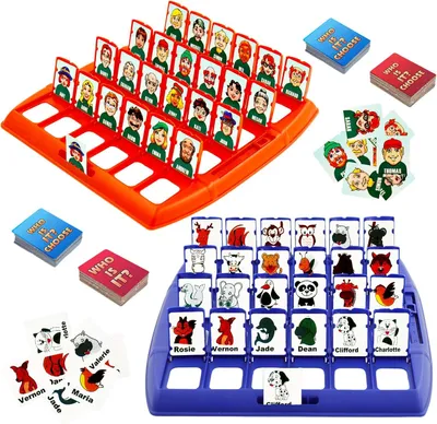 Produktbild von Brettspiel Wer ist das lustige Ratespiel, für Familie, ab 15 Jahren, einfach aufzubauen