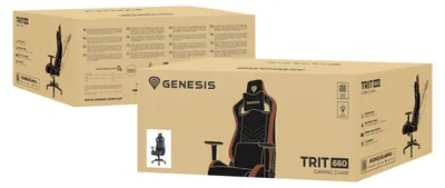 Produktbild von Genesis Gaming Stuhl TRIT 660 RGB schwarz
