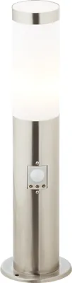 Produktbild von BRILLIANT zeitlose Außensockelleuchte DODY | Wegeleuchte mit 45cm Höhe inkl. Bewegungsmelder | E27 Fassung max. 20 Watt | Metall/Kunststoff