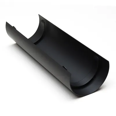 Produktbild von Raik Basic Thermoschild 120mm schwarz L: 460mm für Rauchrohr / Ofenrohr