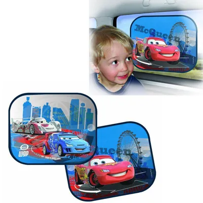 Produktbild von JoyToy Disney Cars Mc Quenn WGP Sonnenschutz Kinder Seitenschutz Rechts Links