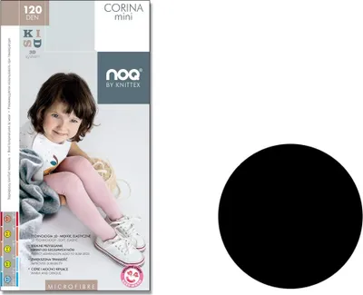 Produktbild von Mikrofaserstrumpfhose für Kleinkinder 120 den Nero 104-110