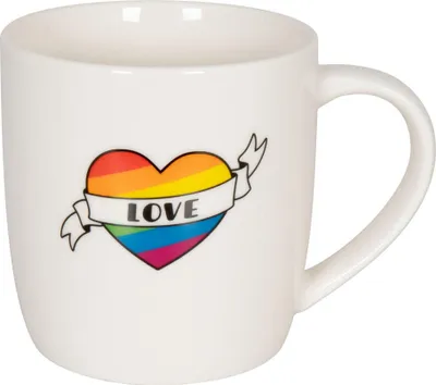Obrázek produktu pro Könitz Design Hrnek Love Heart, šálek, hrnek na kávu, šálek na čaj, kostní Čína, 250 ml, 11 7 275 2441