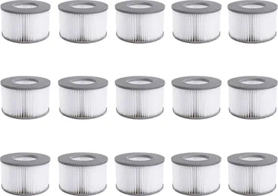 Produktbild von Packung mit 15 Ersatzfilterkartuschen für Mspa aufblasbaren Pool, Whirlpool