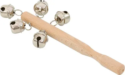 Produktbild von Betzold Holzstab mit 5 Schellen