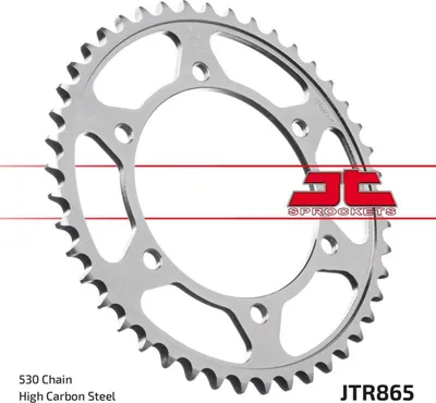 Productafbeelding van Achtertandwiel 865 49 voor Yamaha FZR 500H, M, N '89-'90 (JTR865.49)* (kettingmaat 530)