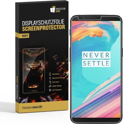 Produktbild von 6x Displayfolie für OnePlus 5T ANTI-REFLEX Displayschutzfolie Schutzfolie MATT