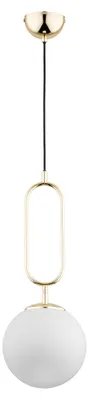 Immagine prodotto di Lampada a sospensione VAVIL oro-nero-bianco 1xE27x15W metallo, dimensioni: 95x20x20 cm, IP20, Alfa