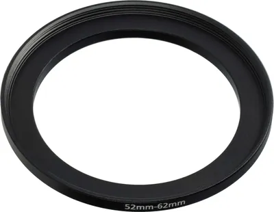 Produktbild von vhbw Step-Up-Ring Adapter 52mm - 62mm für Kamera Objektiv - Filteradapter, Metall Schwarz