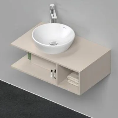 Produktbild von Waschtischunterbau D-NEO Compact 1 Fach rechts 260x800x480mm taupe 260 x 800 x 480 mm taupe