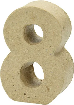 Produktbild von Zahl, - 8 - H 5 x B 3,5 x T 2 cm