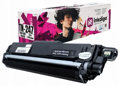 Produktbild von Inkdigo Toner TN247B für Brother DCP-L3510, DCP-L3510CDW, DCP-L3517CDW, DCP-L3550 – Schwarz, 3000 Seiten,, KI-generiertes Bild